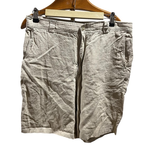 Tommy Bahama Other - TOMMY BAHAMA ~ Tan Men’s Linen Silk Blend Shorts Sz 36